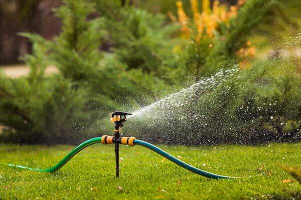 Watering your lawn to keep it growing