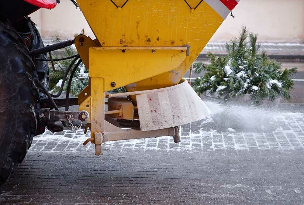 Sand vs. Salt for Icy Driveways and Walkways in Southern Maine